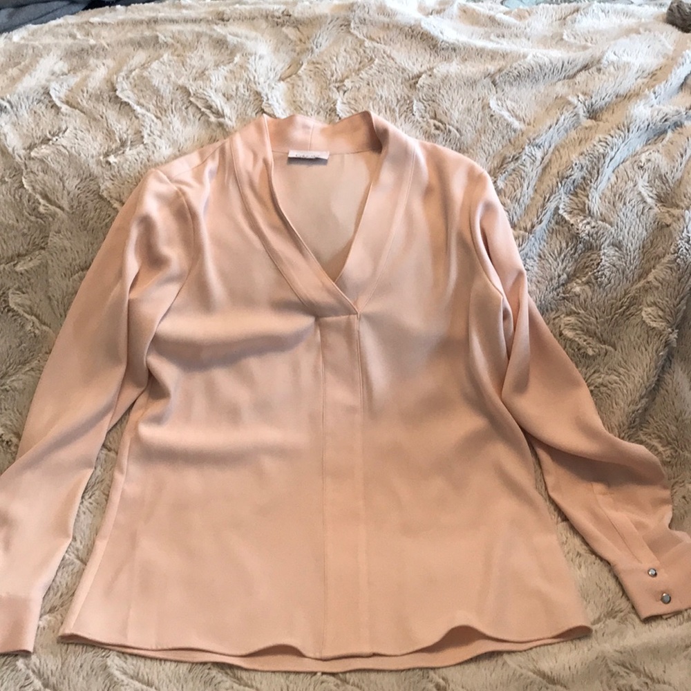 Calvin Klein blush blouse